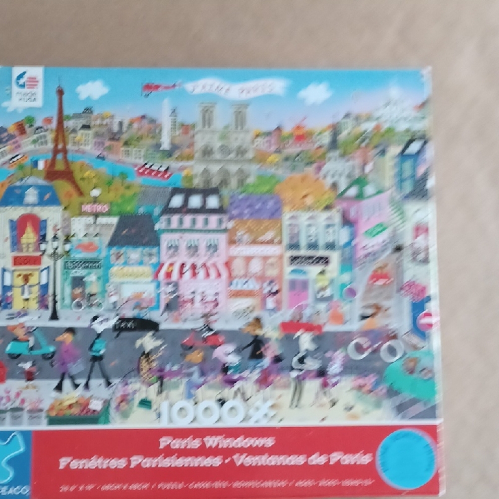 🧩Paris Windows 1000 Piece Puzzle